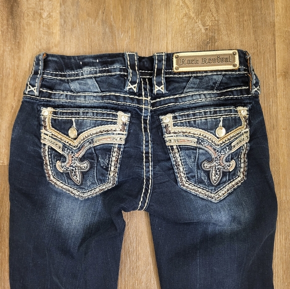 Rock Revival Evella Bootcut Jeans Size 25 - Picture 12 of 16